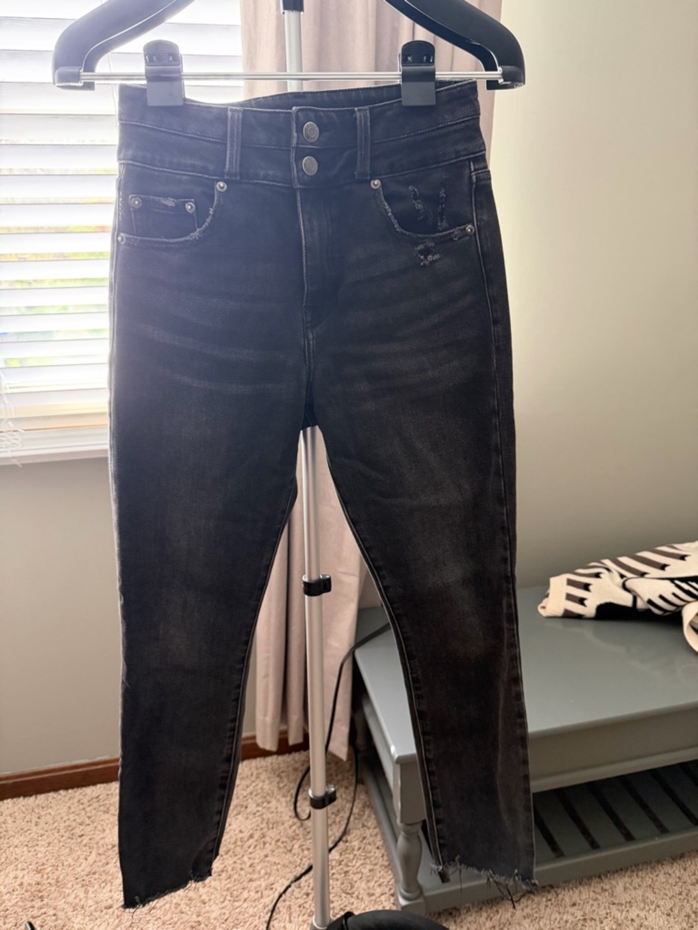 pistola Black High-Rise distressed Skinny Jeans